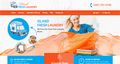 Desktop Screenshot of islandfreshlaundry.com