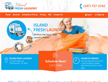 Tablet Screenshot of islandfreshlaundry.com